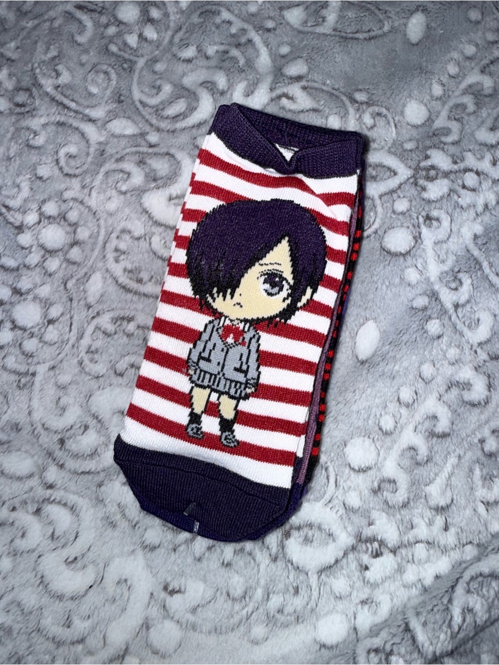 NWT Tokyo Ghoul Kaneki Anime 5 Pair Low Cut Socks Women 4-10